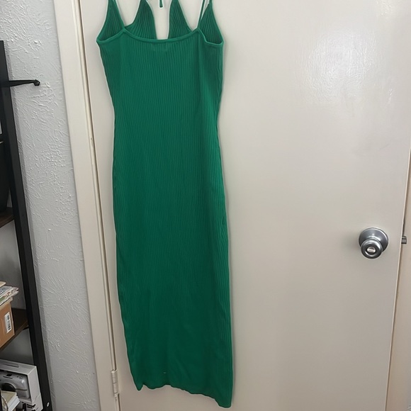 Meshki Green Knit Midi Dress - Picture 4 of 6